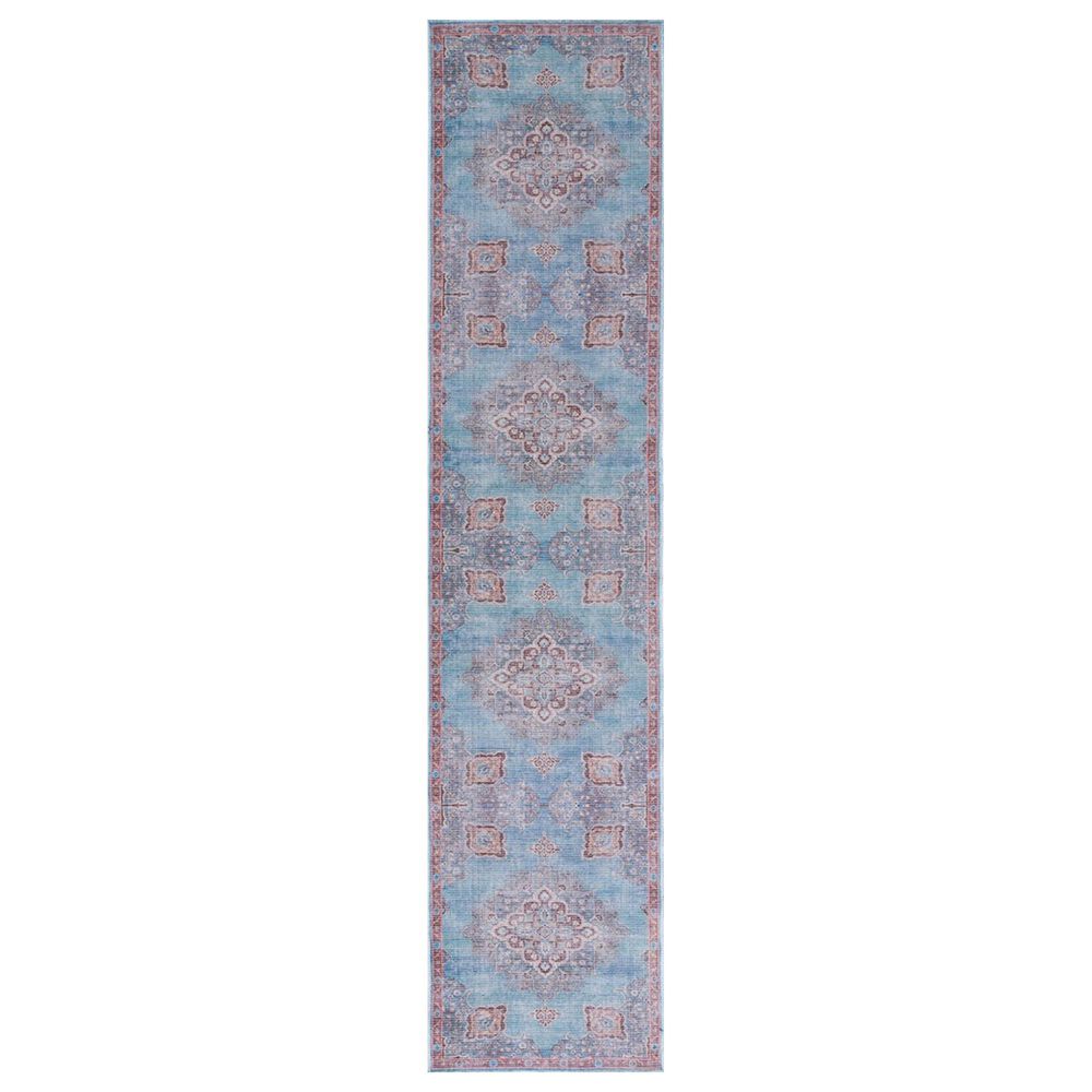 Safavieh Serapi 2' x 9' Blue and Brown Runner