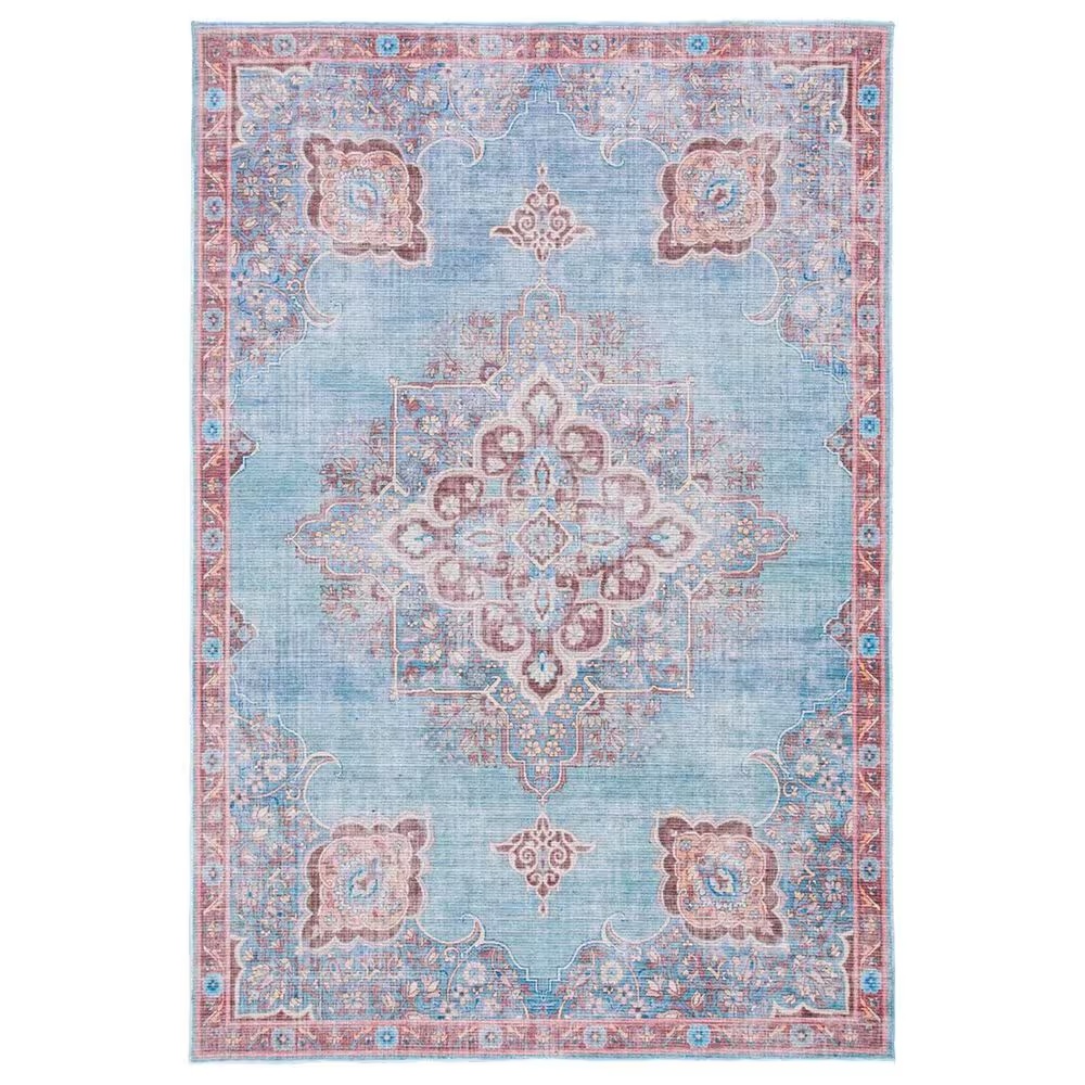 Safavieh Serapi 4' x 6' Blue and Brown Area Rug