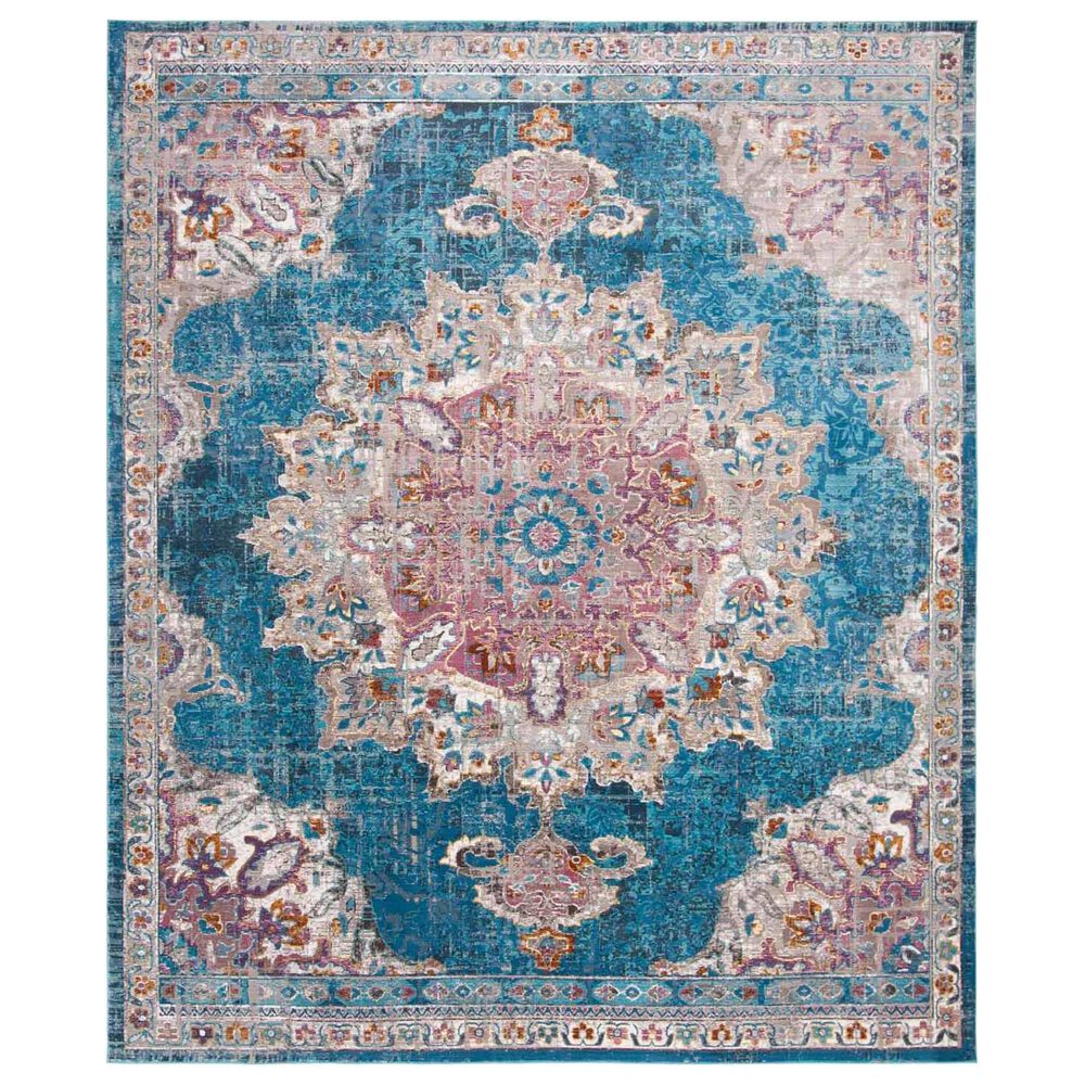 Safavieh Aria ARA103N 9' x 12' Blue and Ivory Area Rug