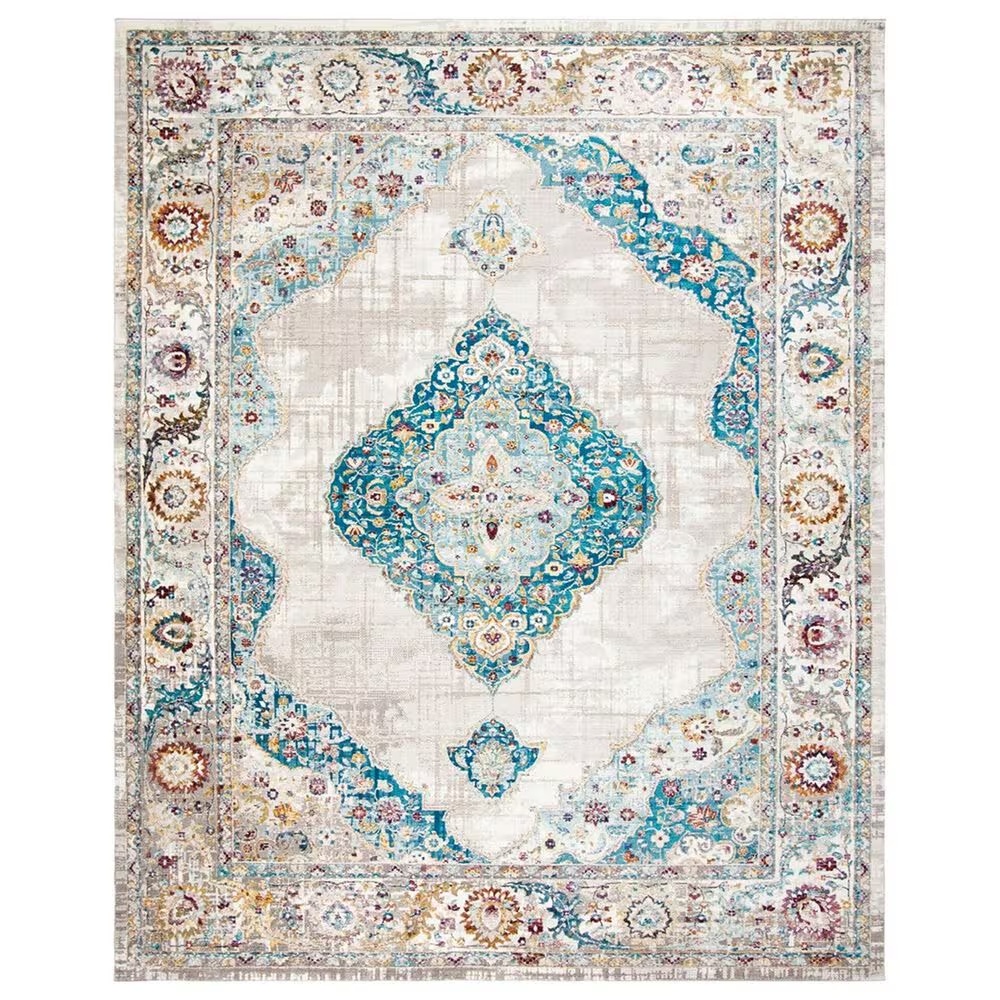 Safavieh Aria ARA116A 8' x 10' Blue and Ivory Area Rug