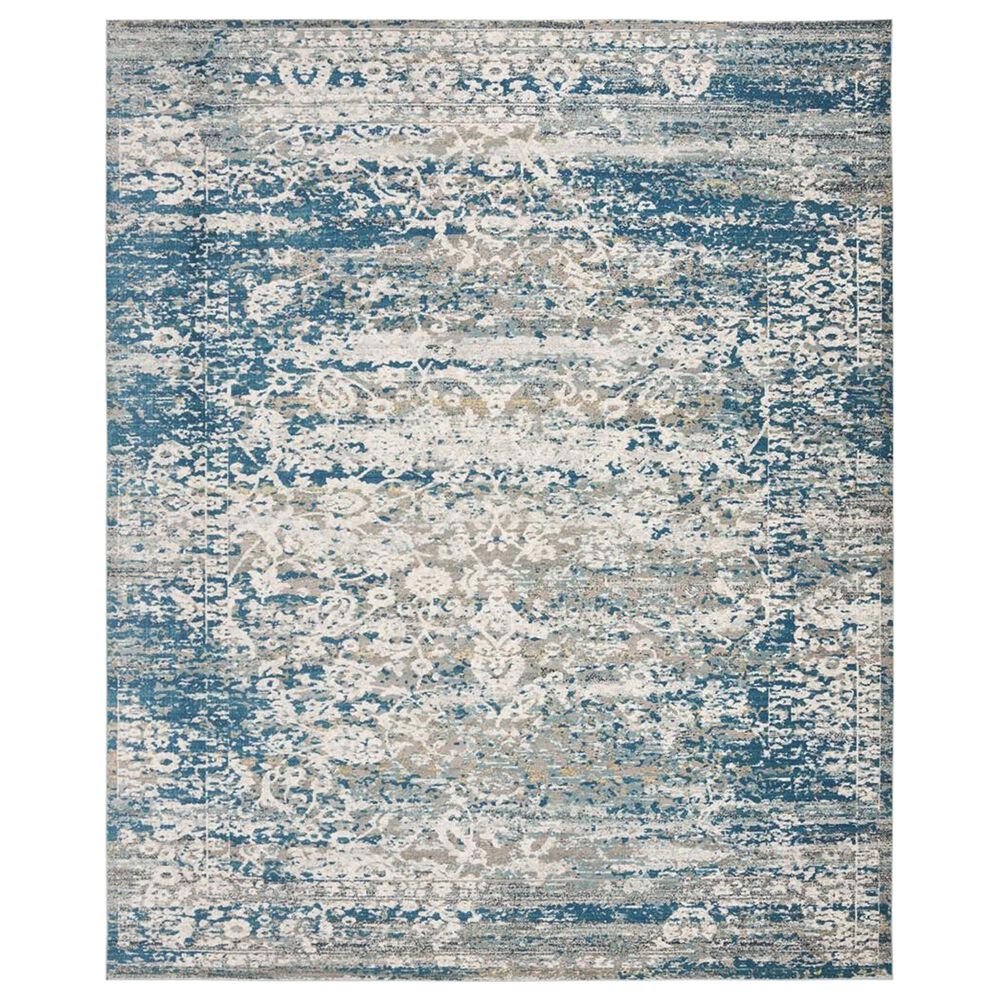 Safavieh Aria ARA156B 8' x 10' Blue and Creme Area Rug
