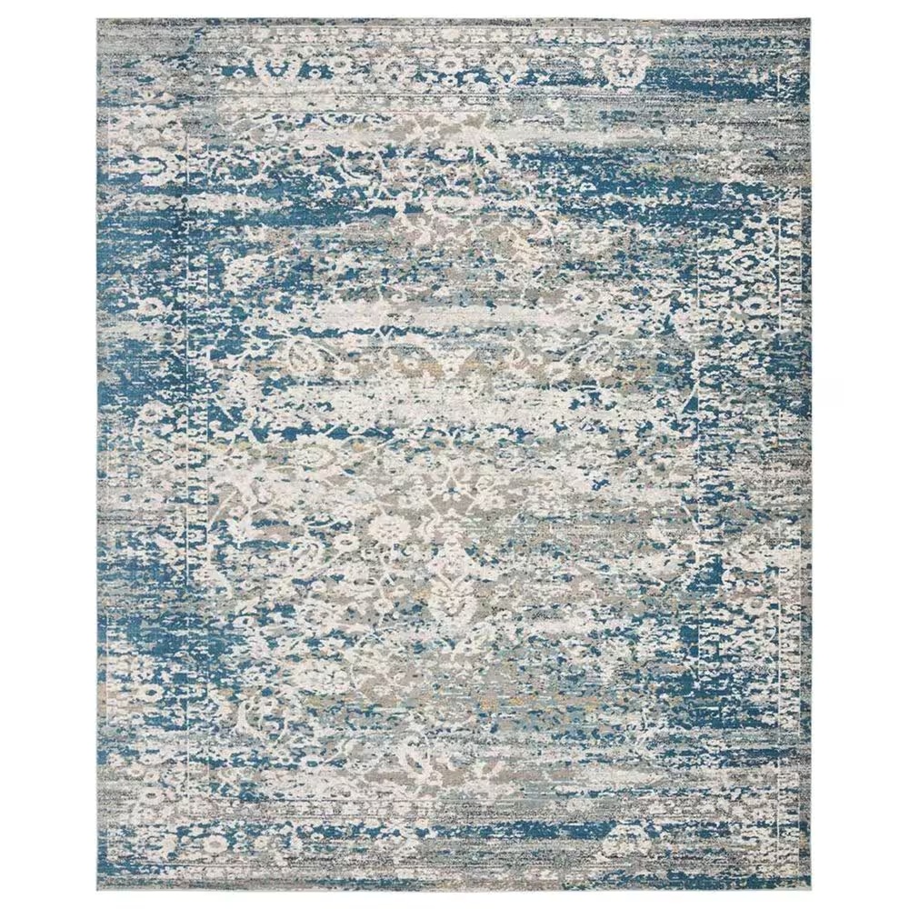 Safavieh Aria ARA156B 9' x 12' Blue and Creme Area Rug