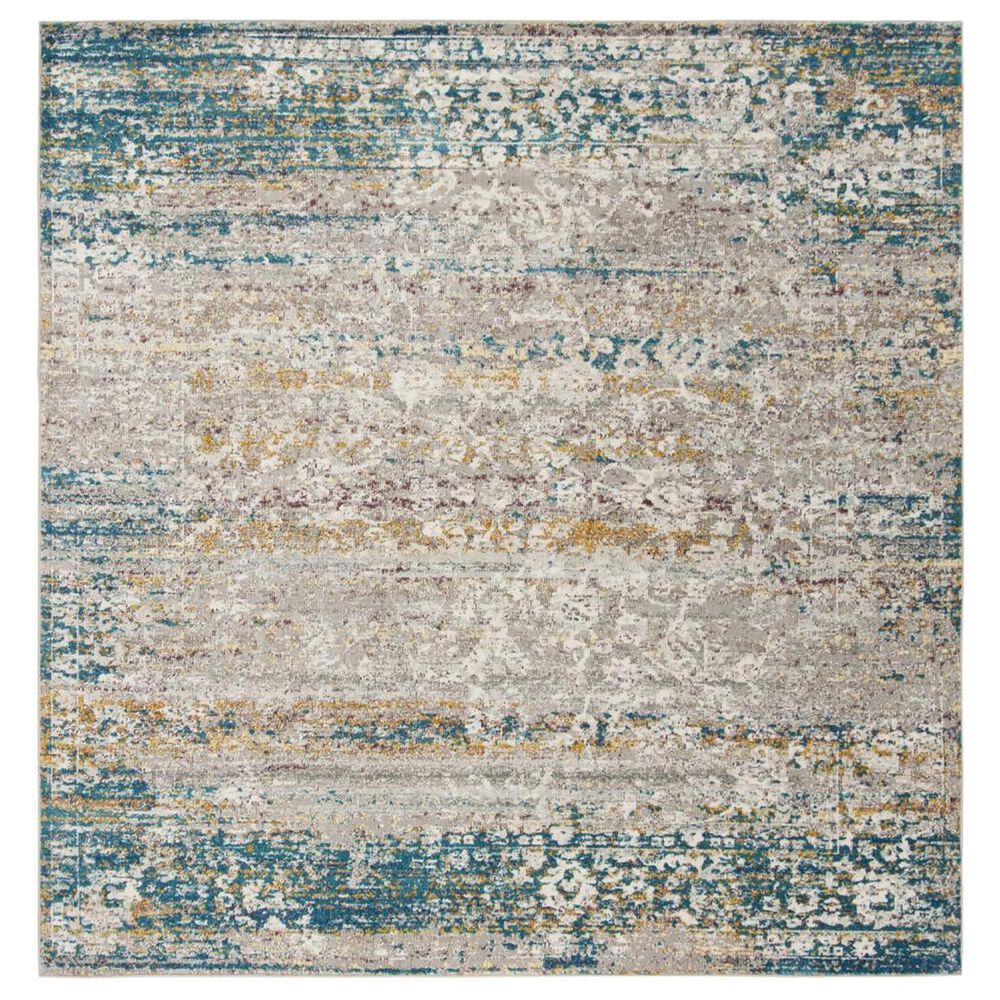 Safavieh Aria ARA156C 6'6" Square Cream and Blue Area Rug