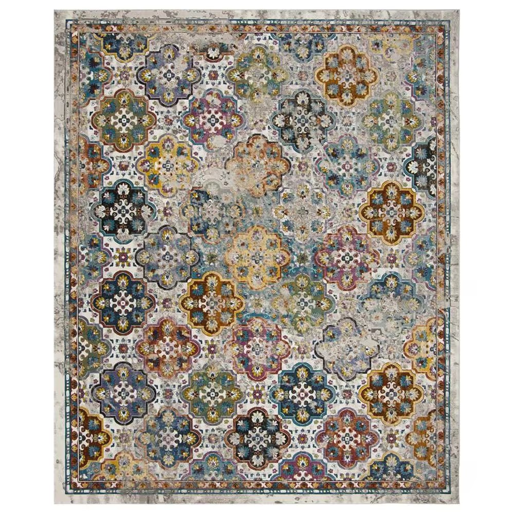 Safavieh Aria 9' x 12' Beige and Multicolor Area Rug
