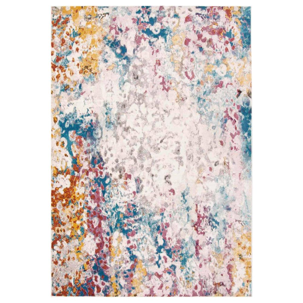 Safavieh Aria 3' x 5' Cream and Dark Teal Area Rug