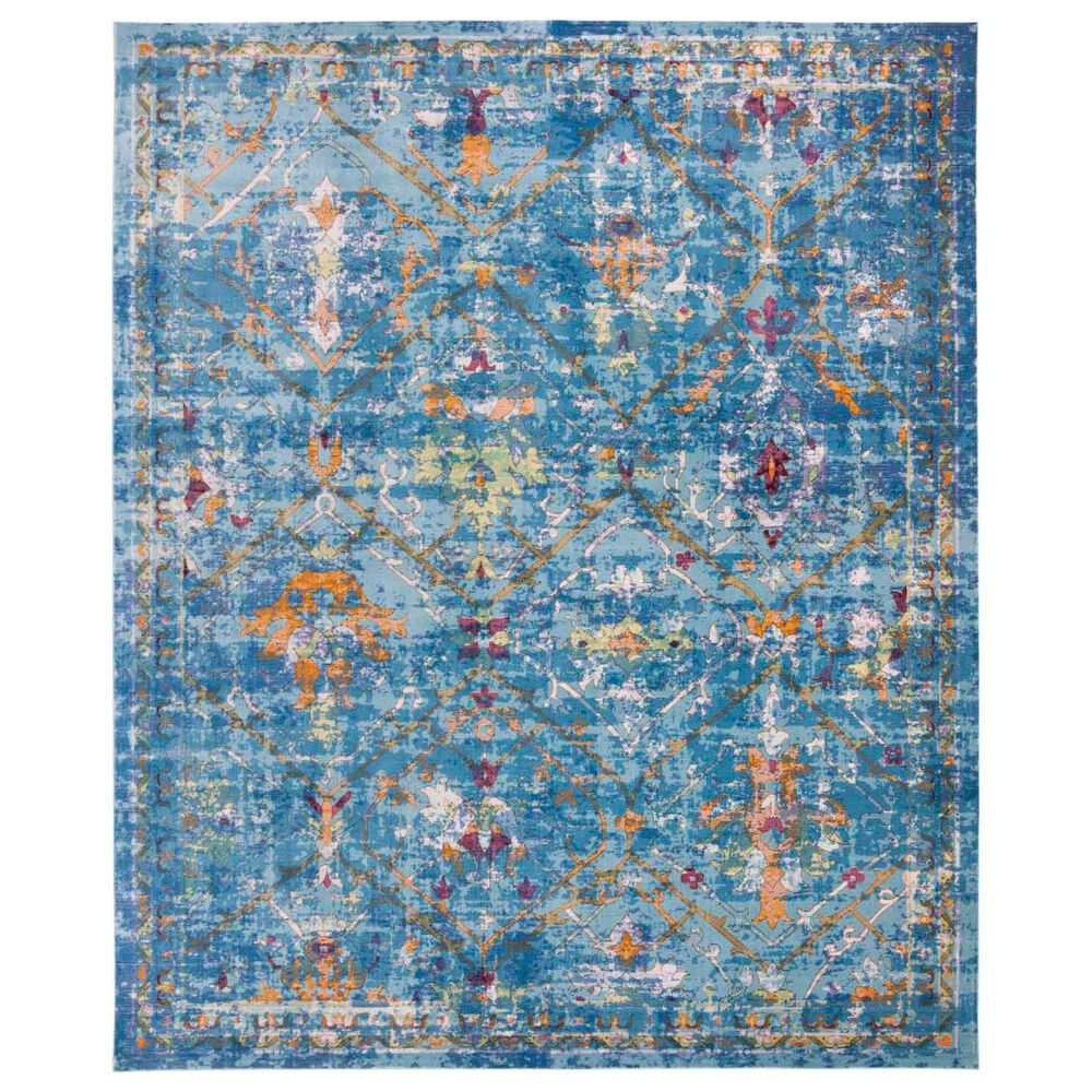 Safavieh Aria Oriental 9' x 12' Blue and Multicolor Area Rug
