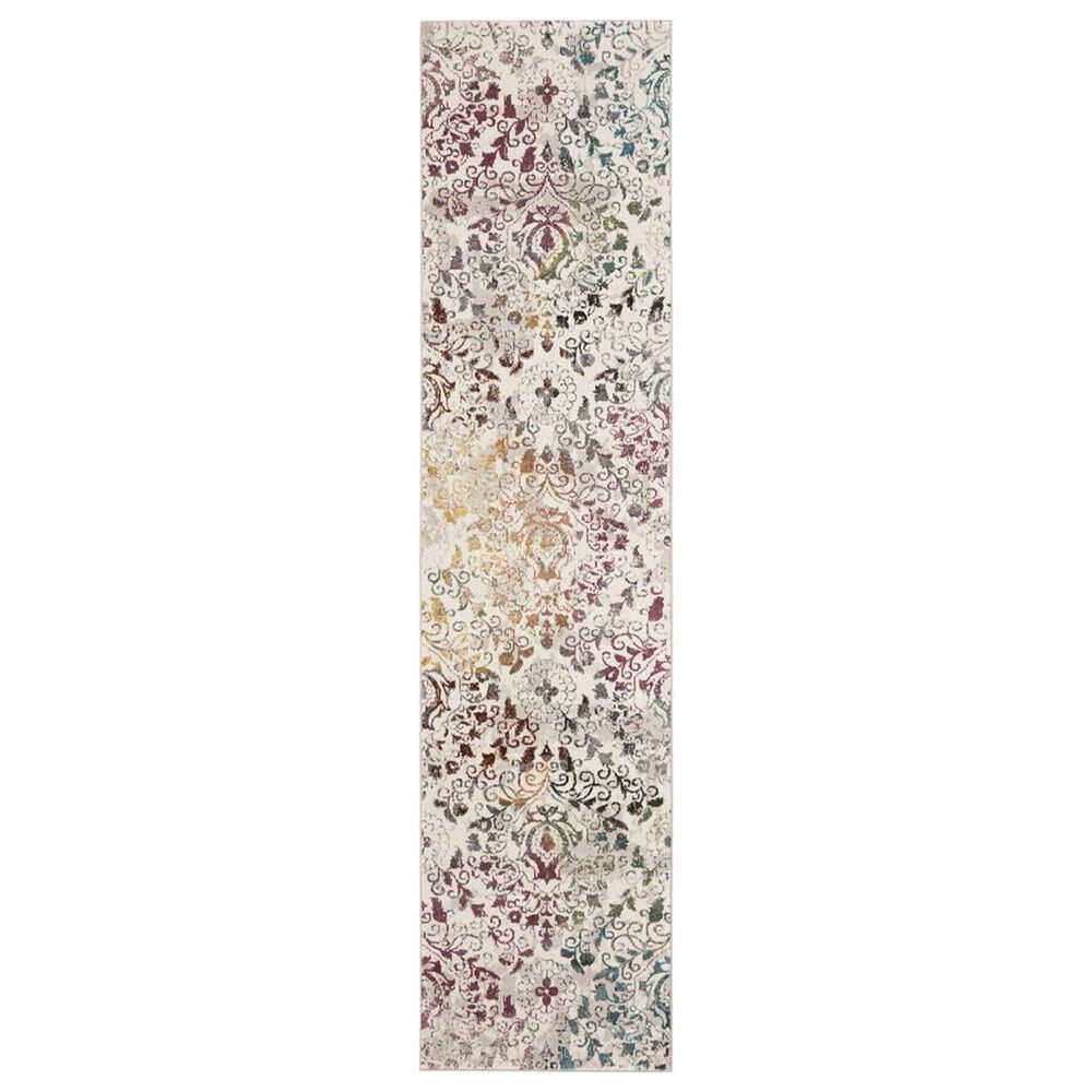 Safavieh Aria 2' x 8' Cream and Multicolor Runner