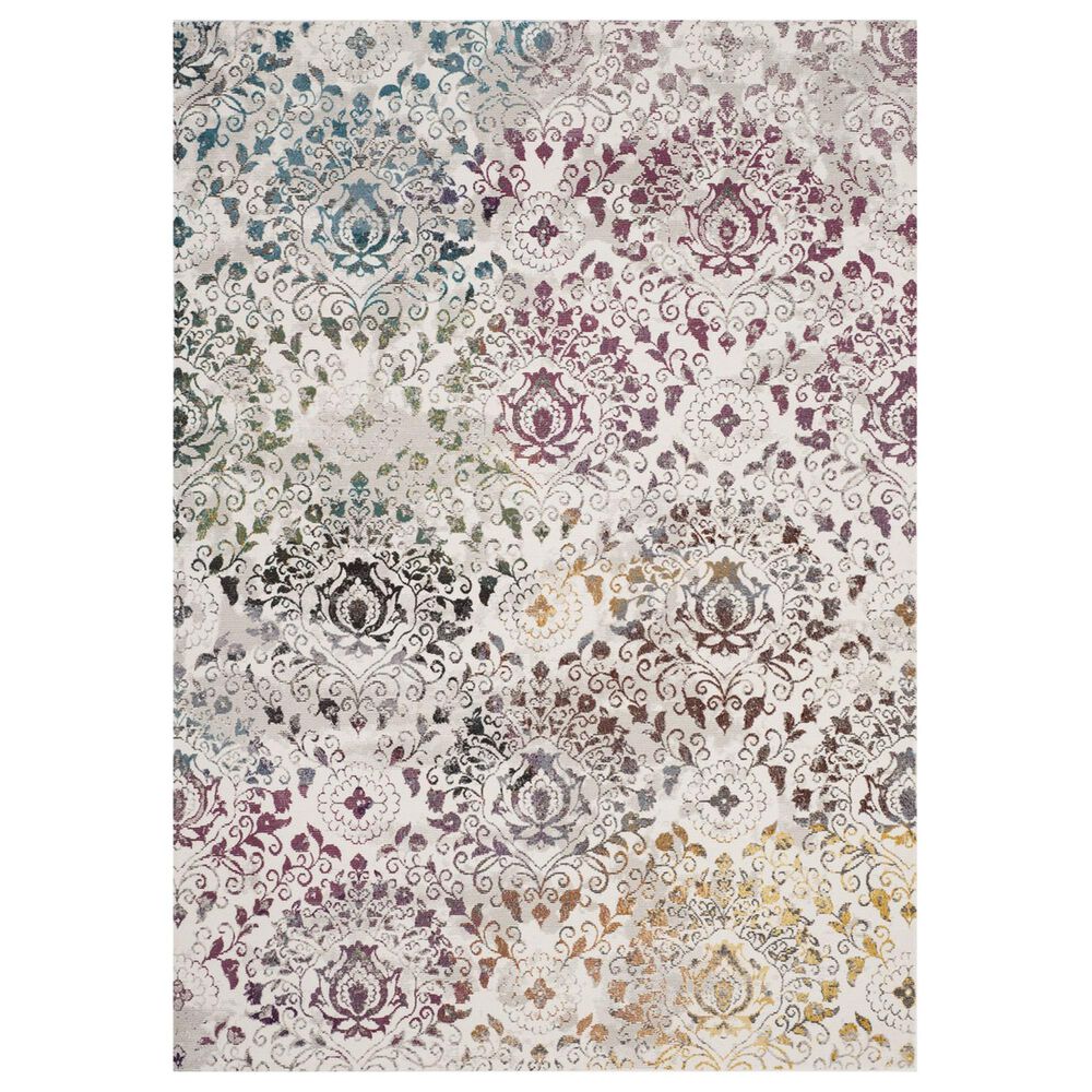 Safavieh Aria 5'1" x 7'6" Cream and Multicolor Area Rug