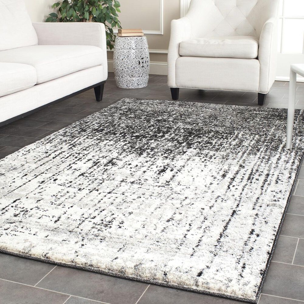 Safavieh Retro RET2770-9079-4 4' x 6' Black/Light Grey Area Rug