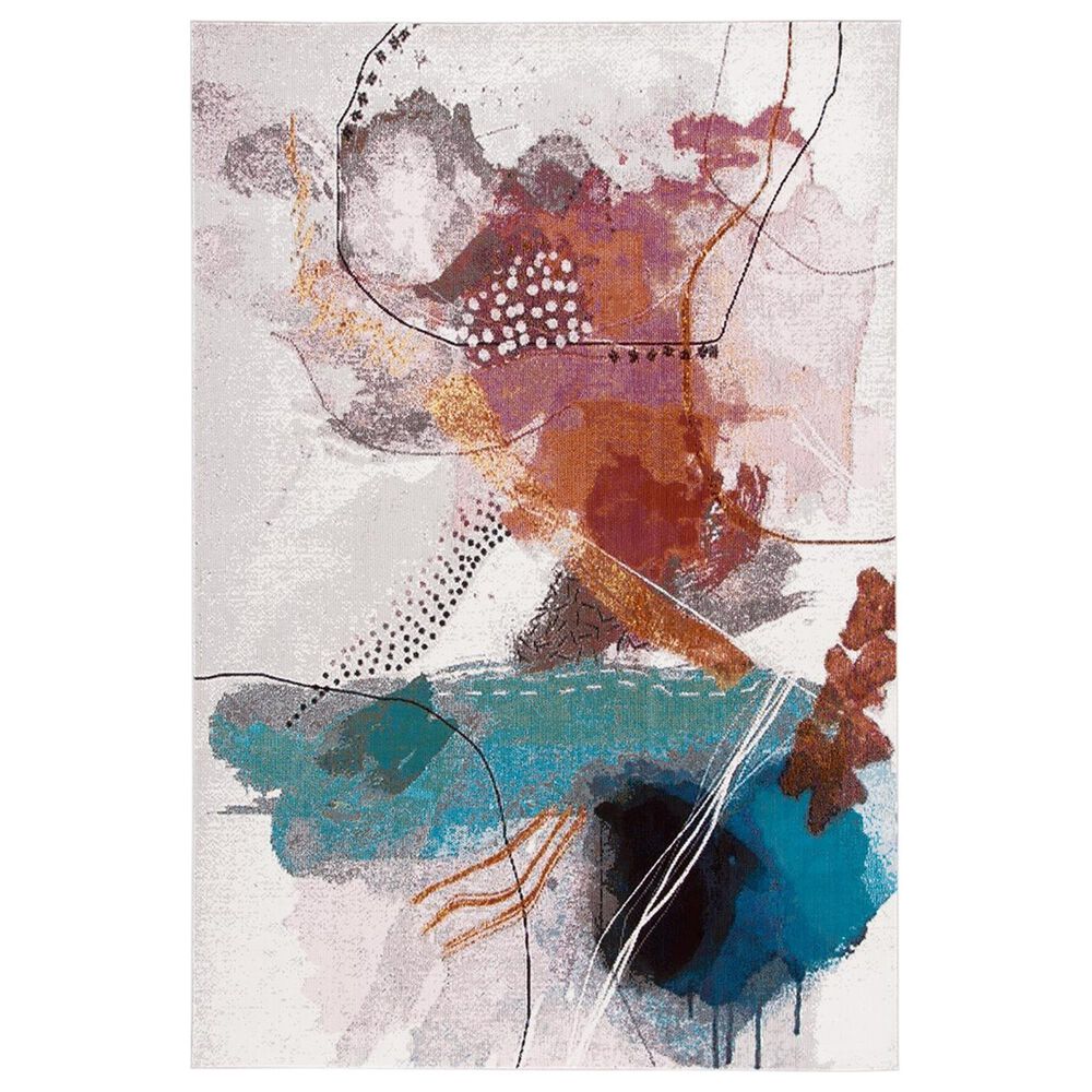 Safavieh Aria ARA193Q 4' x 6' Ivory and Red Area Rug