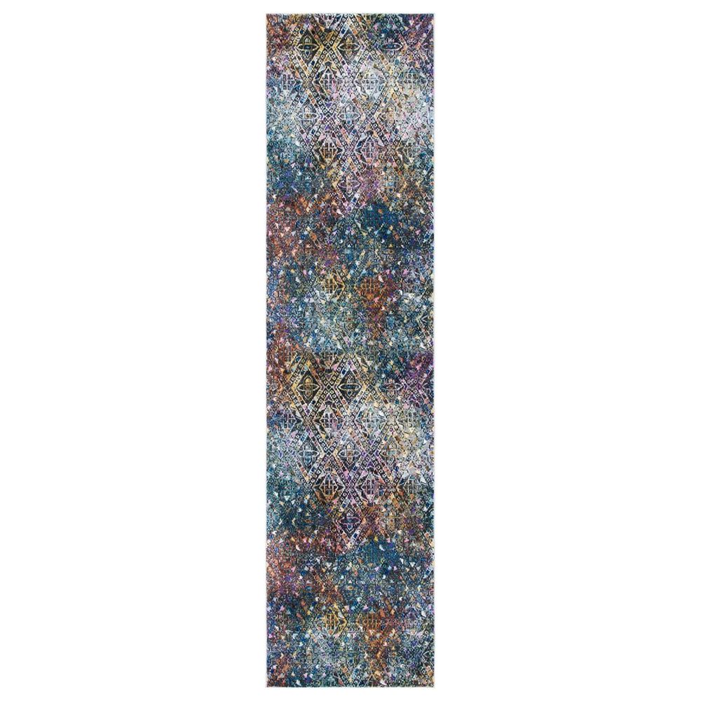 Safavieh Aria 2' x 8' Blue and Ivory Runner