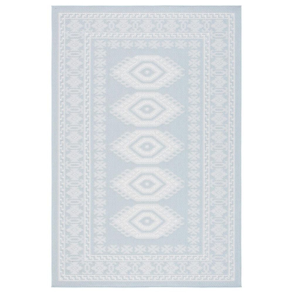 Safavieh Martha Stewart Cyprus 2'2" x 9' Aqua and Blue Ivory Runner