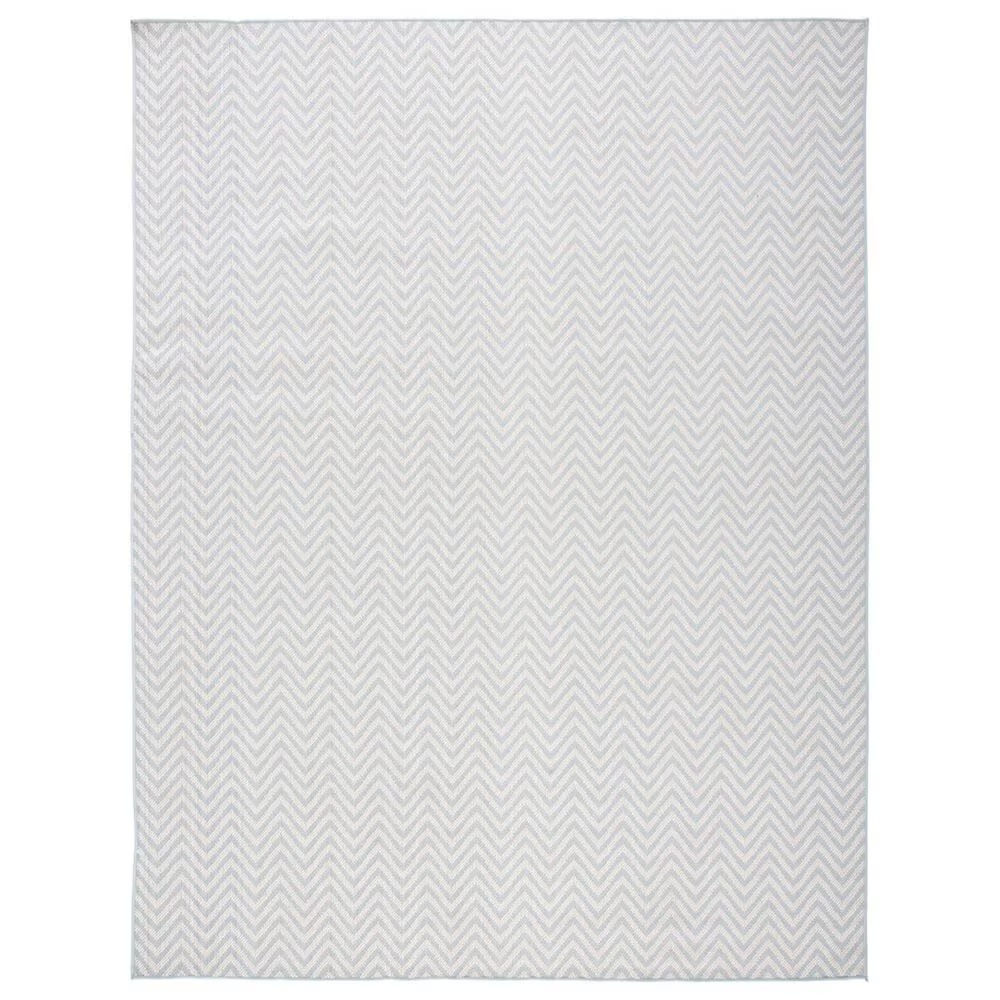 Safavieh Martha Stewart Cyprus Chevron 8' x 10' Grey and Cream Area Rug