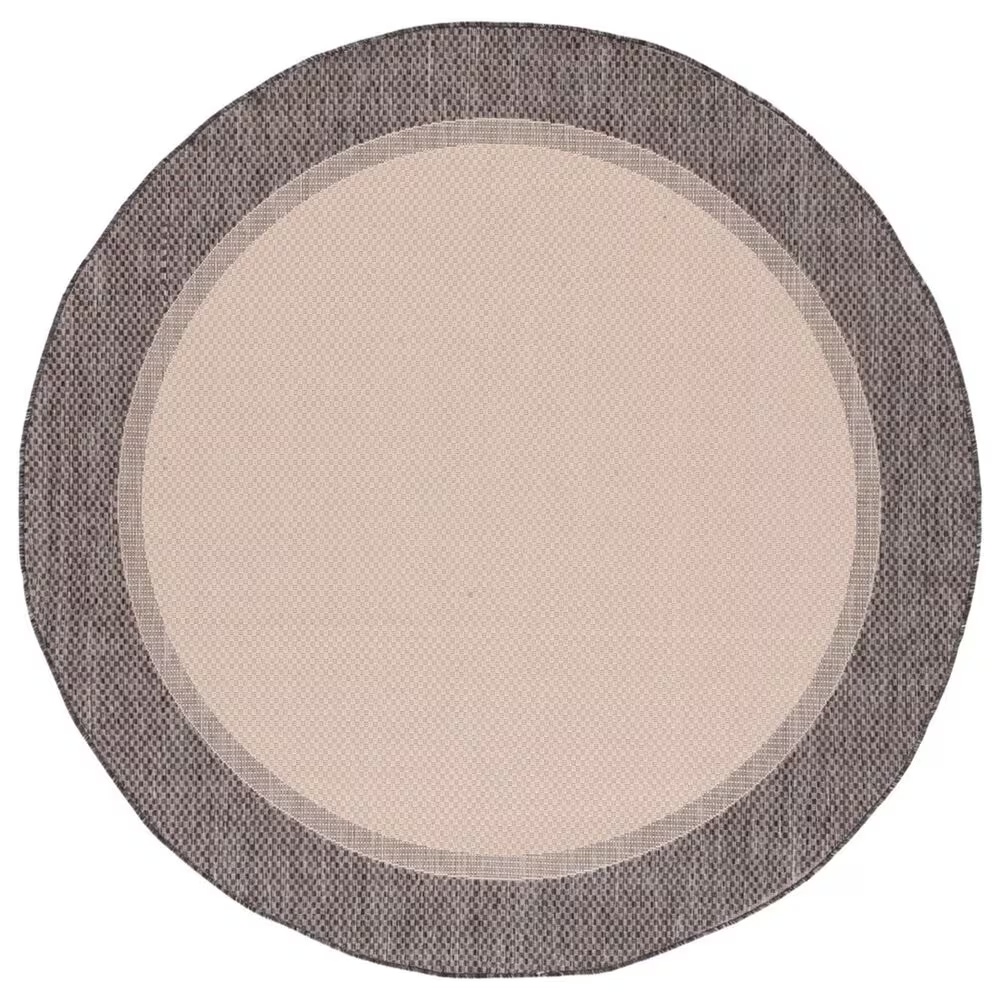 Safavieh Martha Stewart Cyprus 6'7" Round Camel and Brown Area Rug