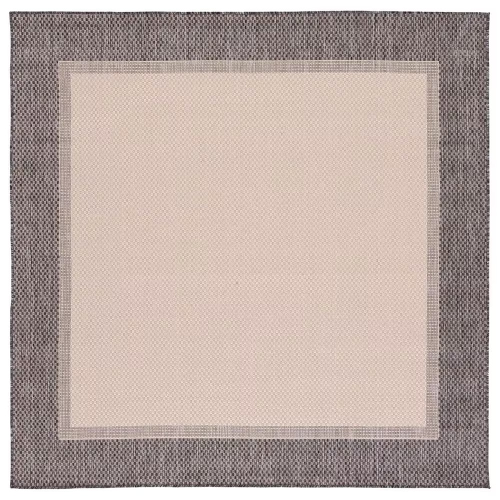 Safavieh Martha Stewart Cyprus 6'7" Square Camel and Brown Area Rug