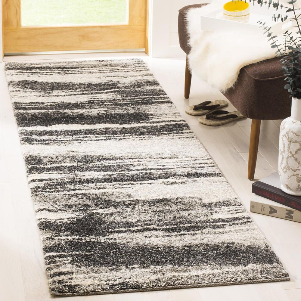 Safavieh Retro RET2693-8479-27 2'3" x 7' Dark Grey/Light Grey Runner