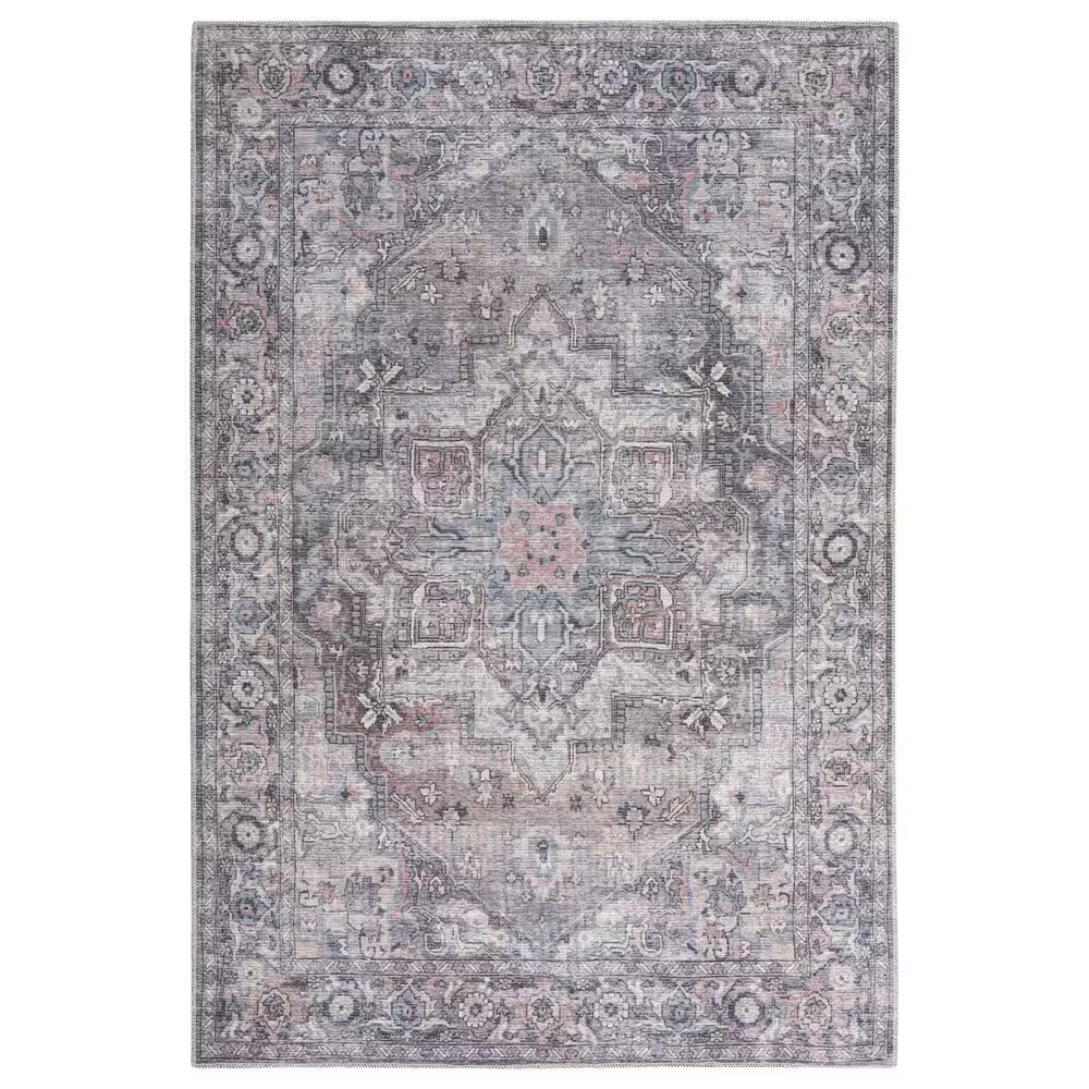 57 Grand by Nicole Curtis Series 1 9'2" x 12' Grey and Beige Area Rug