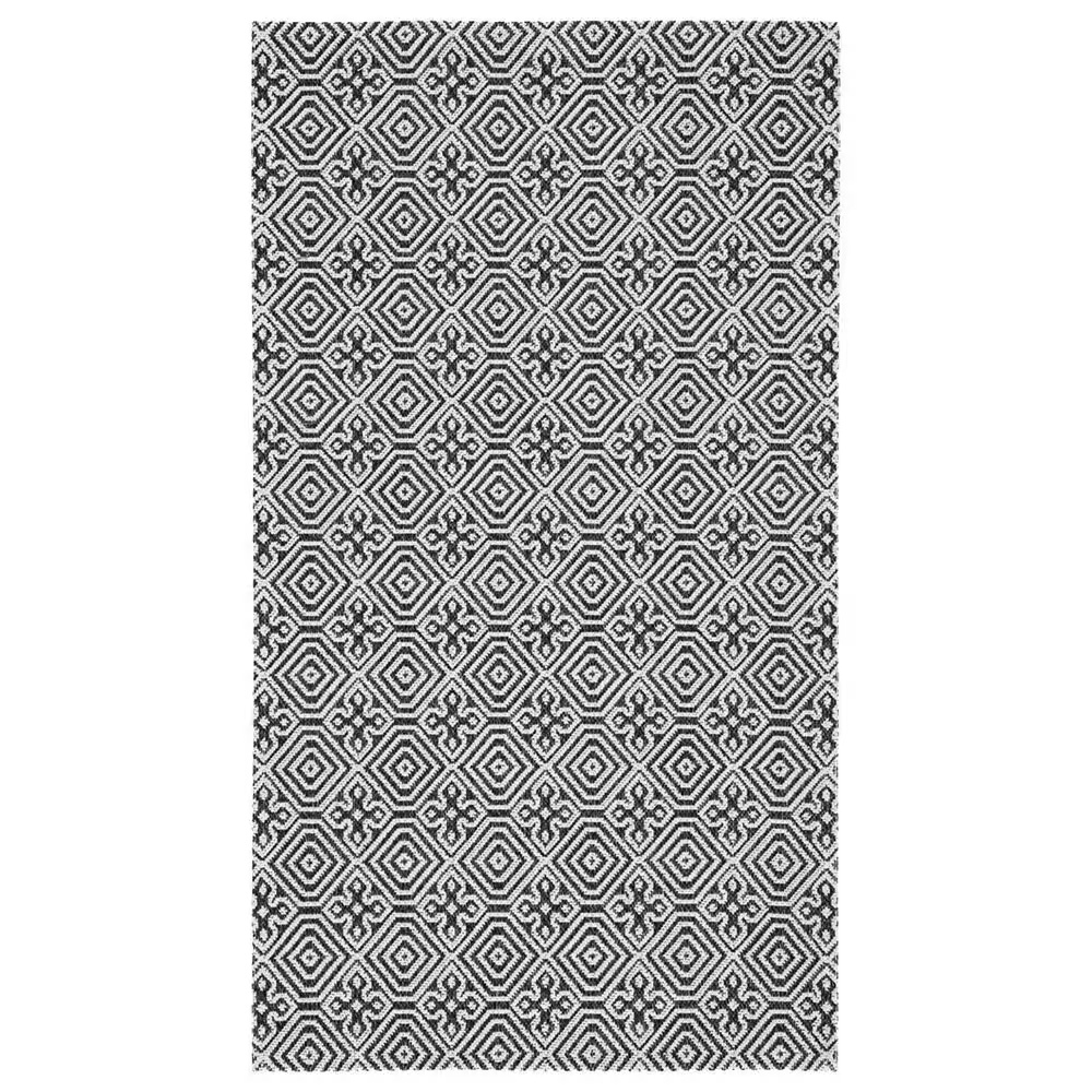 Safavieh Martha Stewart Cotton MSR402H 4' x 6' Charcoal and Grey Area Rug
