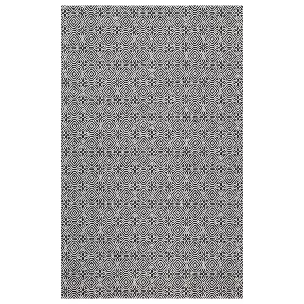Safavieh Martha Stewart Cotton MSR402H 6'7" x 9' Charcoal and Grey Area Rug