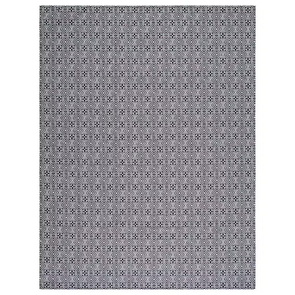 Safavieh Martha Stewart Cotton MSR402H 8' x 10' Charcoal and Grey Area Rug
