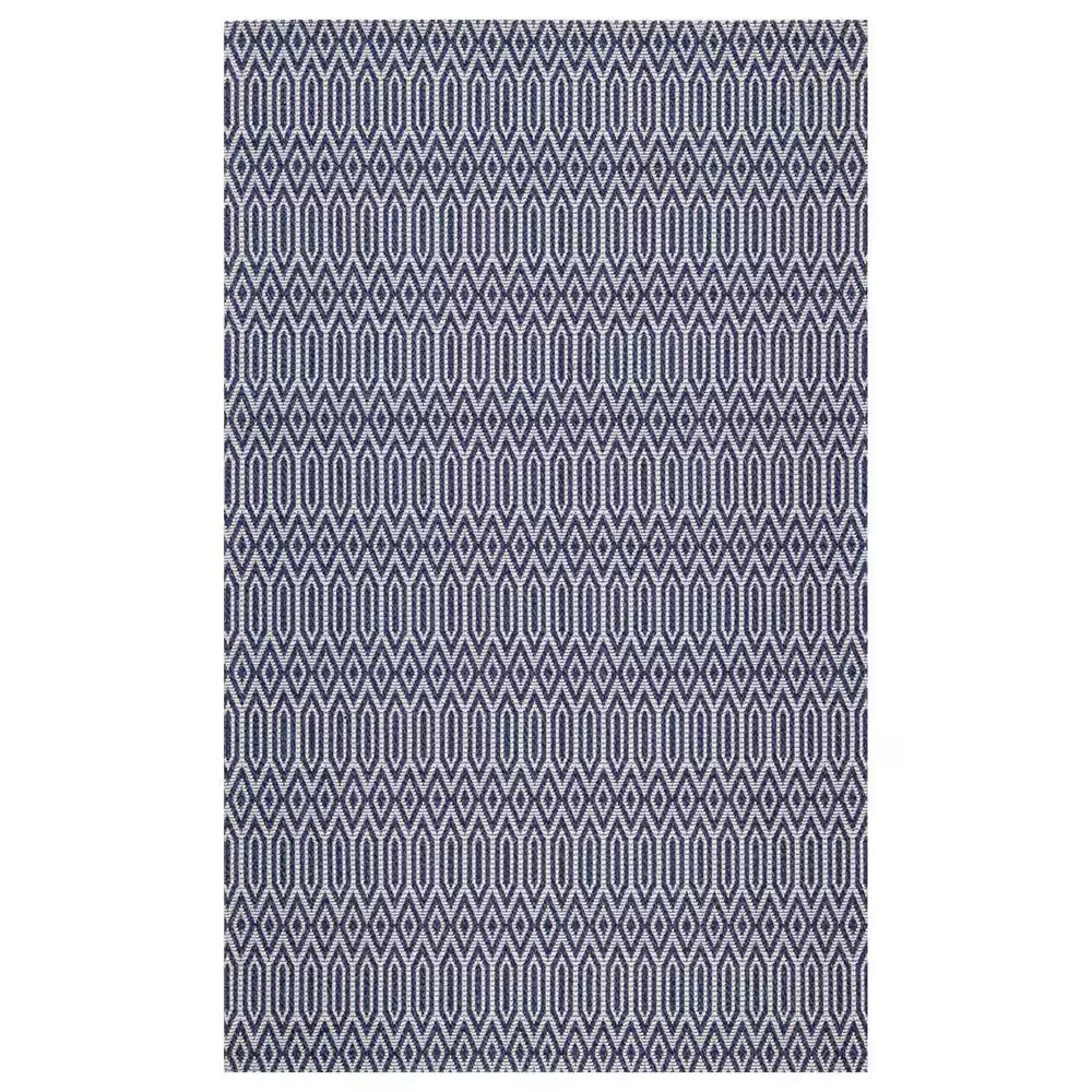 Safavieh Martha Stewart Cotton MSR405M 8' x 10' Blue and Grey Area Rug