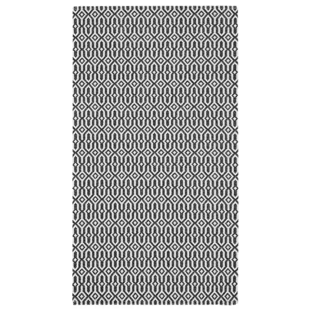 Safavieh Martha Stewart Cotton MSR411H 4' x 6' Charcoal and Grey Area Rug
