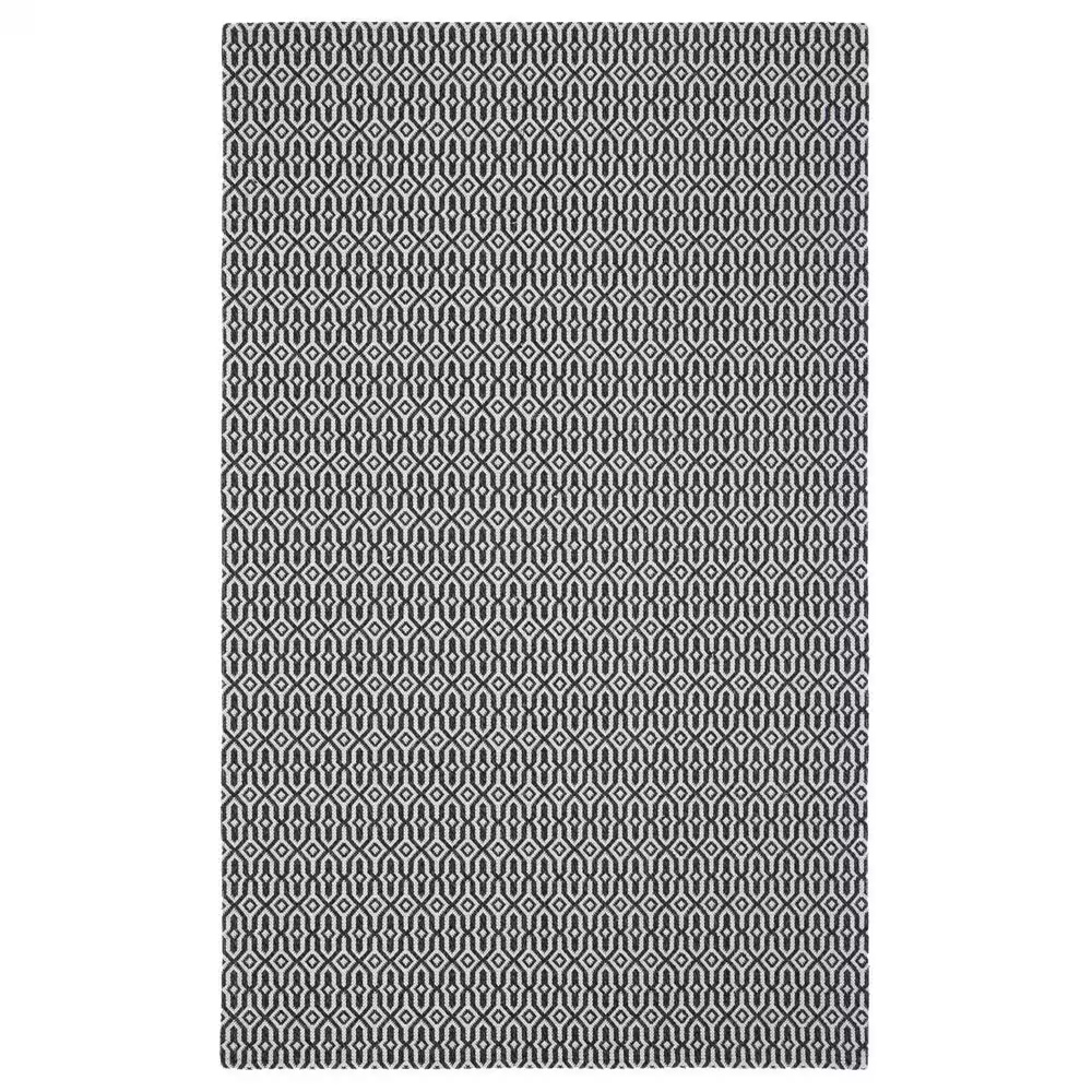 Safavieh Martha Stewart Cotton MSR411H 6'7" x 9' Charcoal and Grey Area Rug