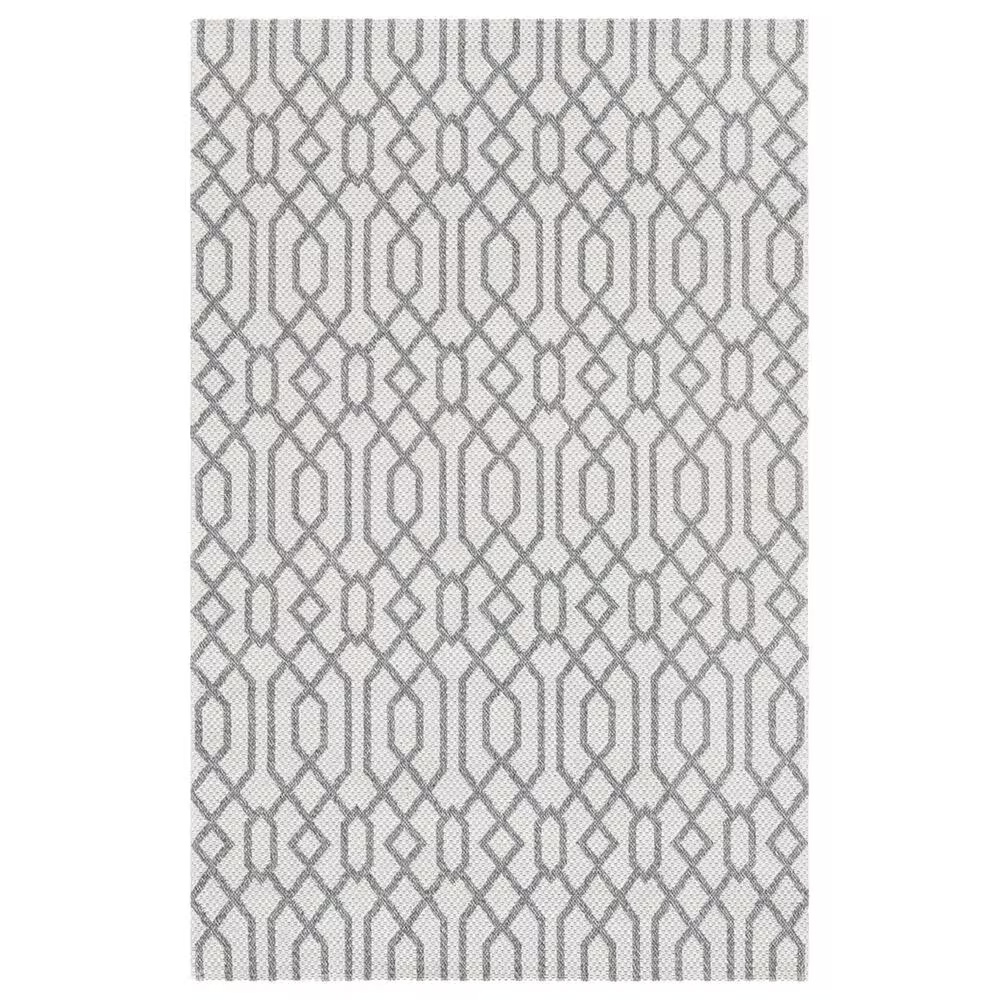Safavieh Martha Stewart Cotton 4' x 6' Silver and Grey Area Rug