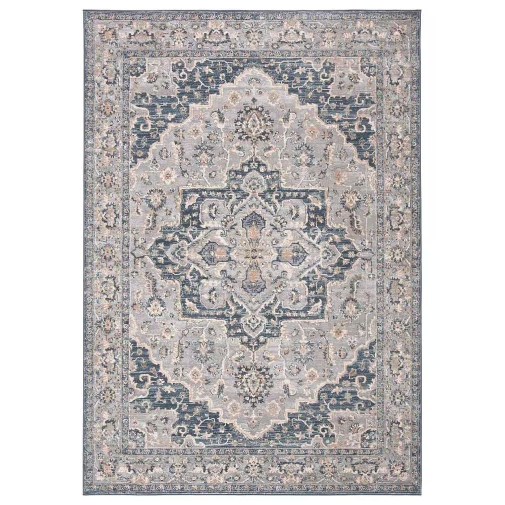 Safavieh Martha Stewart Cosmopolitan Peak 5'3" x 7'6" Cream and Blue Area Rug