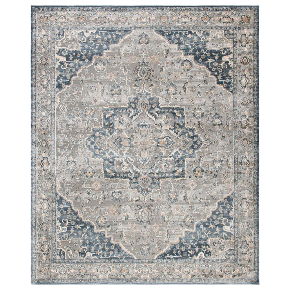 Safavieh Martha Stewart Cosmopolitan Peak 8' x 10' Cream and Blue Area Rug