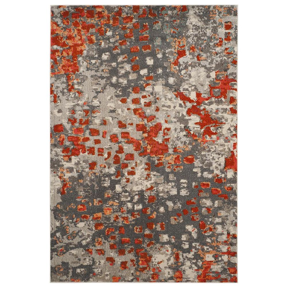Safavieh Monaco MNC225H-10 10' x 14' Grey/Orange Area Rug