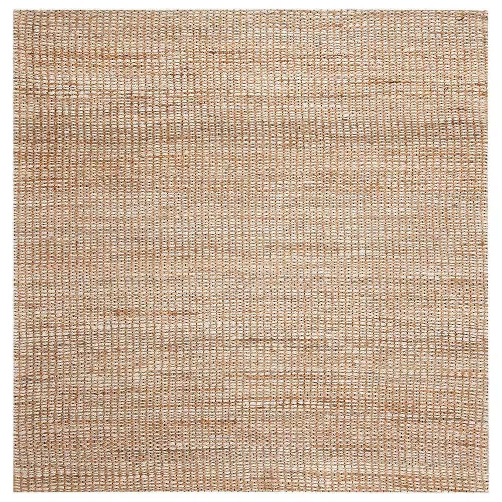 Safavieh Marbella 8' Square Natural and Ivory Area Rug