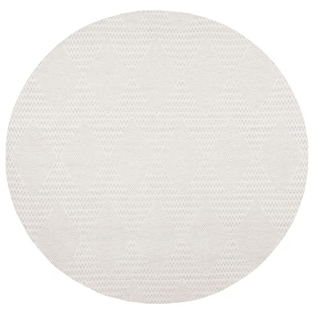 Safavieh Marbella 6' Round Ivory and Silver Area Rug