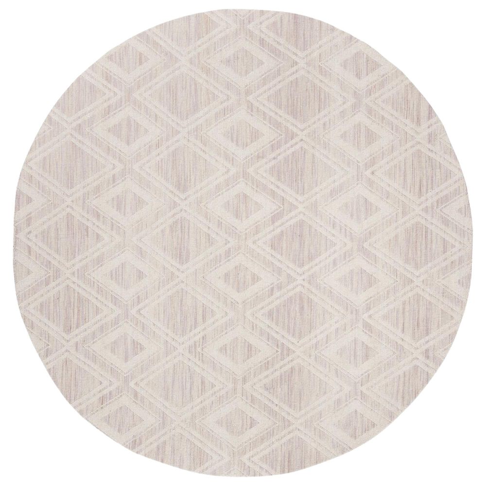 Safavieh Marbella 6' Round Silver and Ivory Area Rug