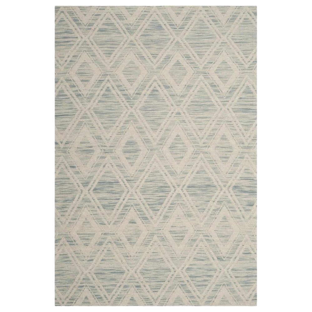 Safavieh Marbella Geometric 4' x 6' Light Blue and Ivory Area Rug