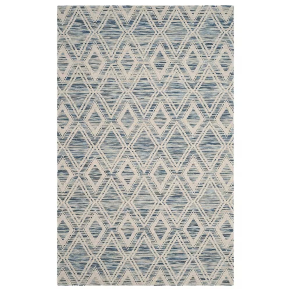 Safavieh Marbella 5' x 8' Dark Blue and Ivory Area Rug