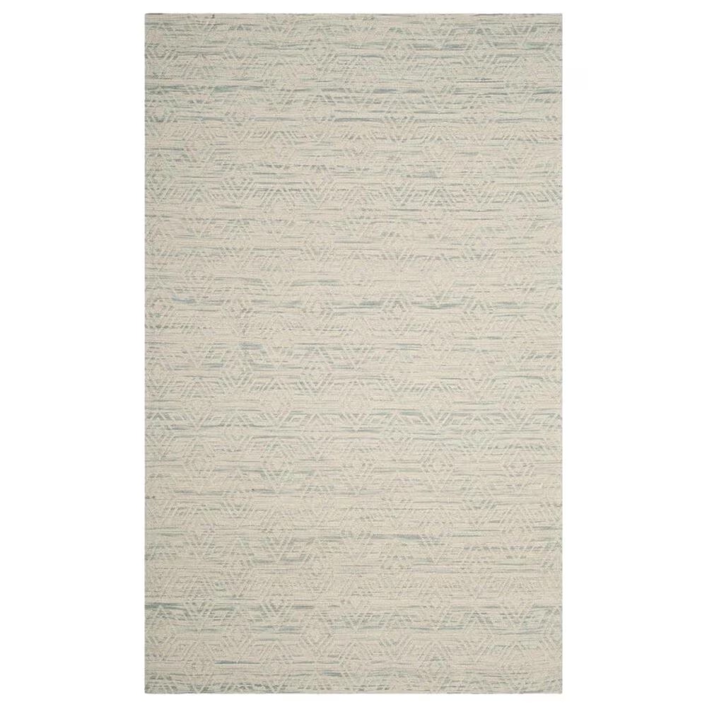 Safavieh Marbella Diamond Geometric 4' x 6' Light Blue and Ivory Area Rug
