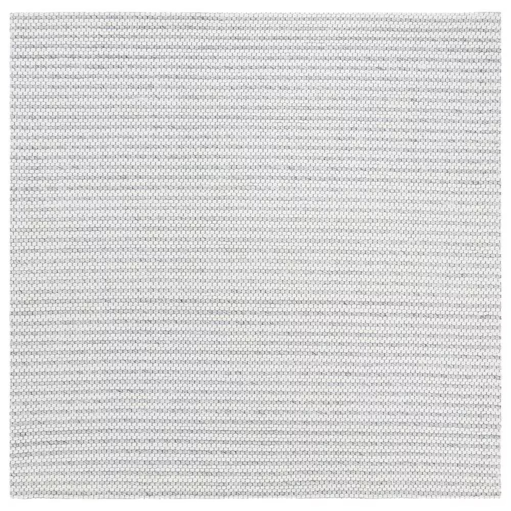 Safavieh Marbella 4' Square Light Grey and Ivory Area Rug