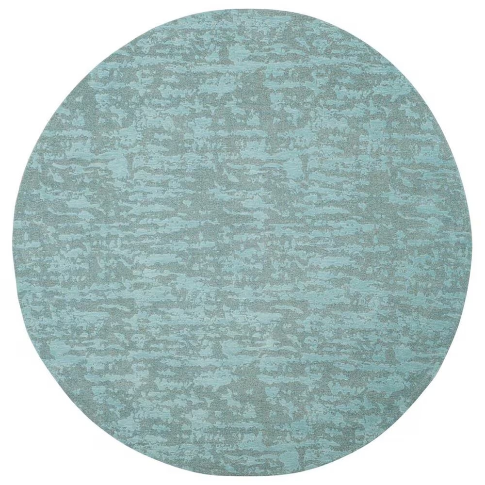 Safavieh Marbella 6' Round Blue and Turquoise Area Rug