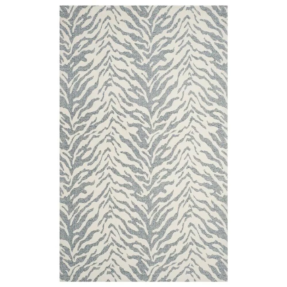 Safavieh Marbella MRB632C 5' x 8' Blue and Ivory Area Rug
