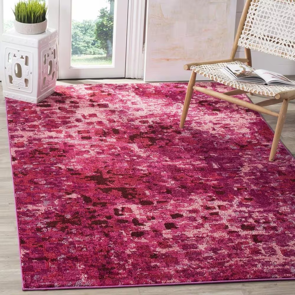 Safavieh Monaco MNC225F-4 4' x 5'7" Fuchsia Area Rug