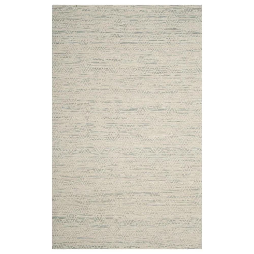 Safavieh Marbella Diamond Geometric 6' x 9' Light Blue and Ivory Area Rug