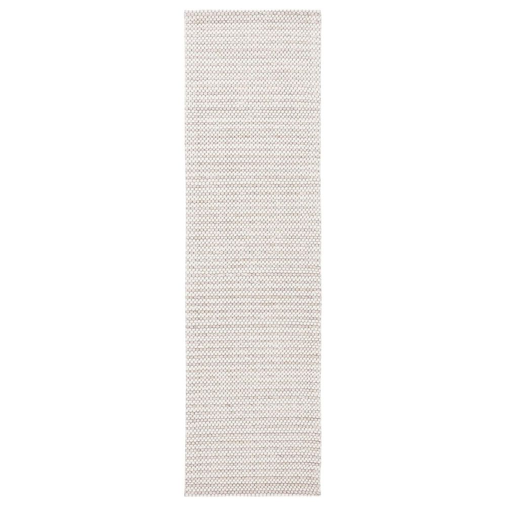 Safavieh Marbella Interlaced Striped 2'3" x 10' Light Brown and Ivory Runner