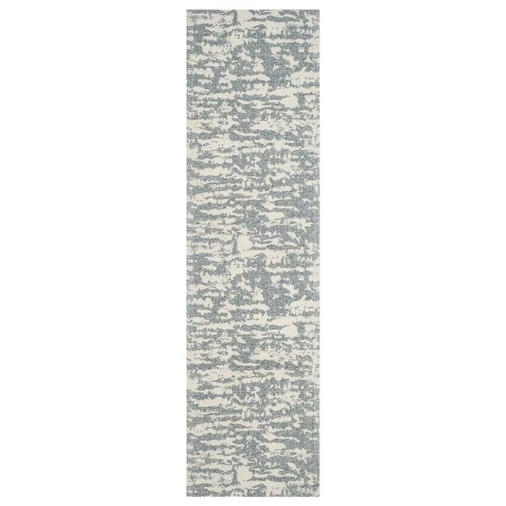 Safavieh Marbella MRB631C 2'3" x 8' Blue and Ivory Runner
