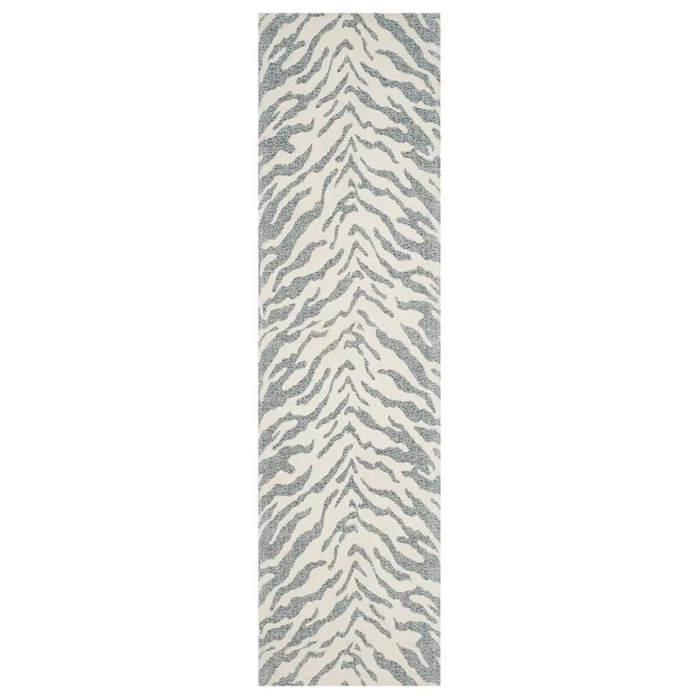 Safavieh Marbella MRB632C 2'3" x 6' Blue and Ivory Runner