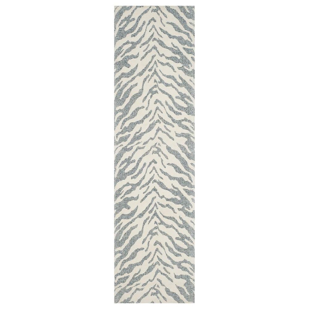Safavieh Marbella MRB632C 2'3" x 8' Blue and Ivory Runner