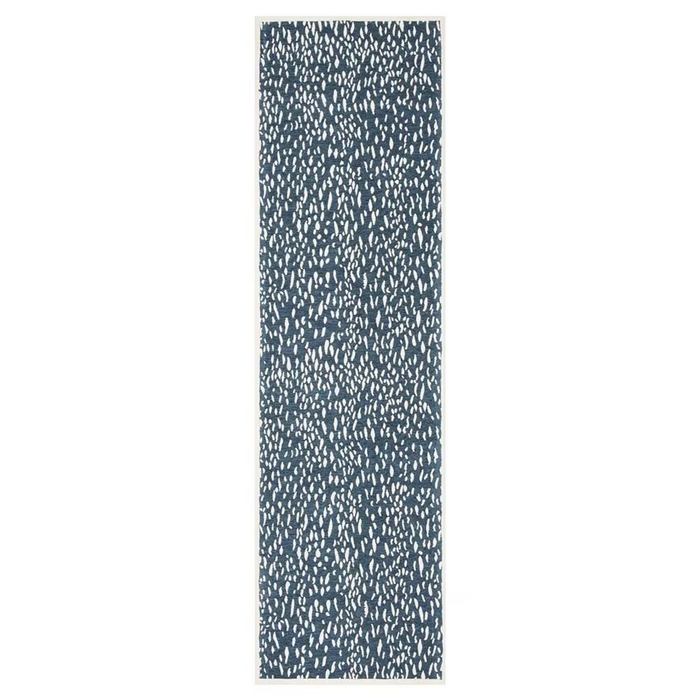 Safavieh Marbella MRB657D 2'3" x 8' Blue and Ivory Runner