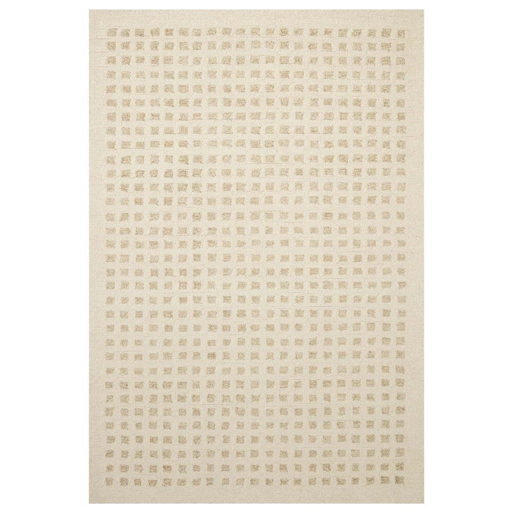Chris Loves Julia x Loloi Polly 3'6" x 5'6" Ivory and Natural