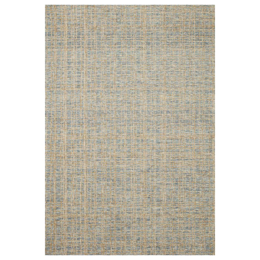 Chris Loves Julia x Loloi Polly 5' x 7'6" Blue and Sand