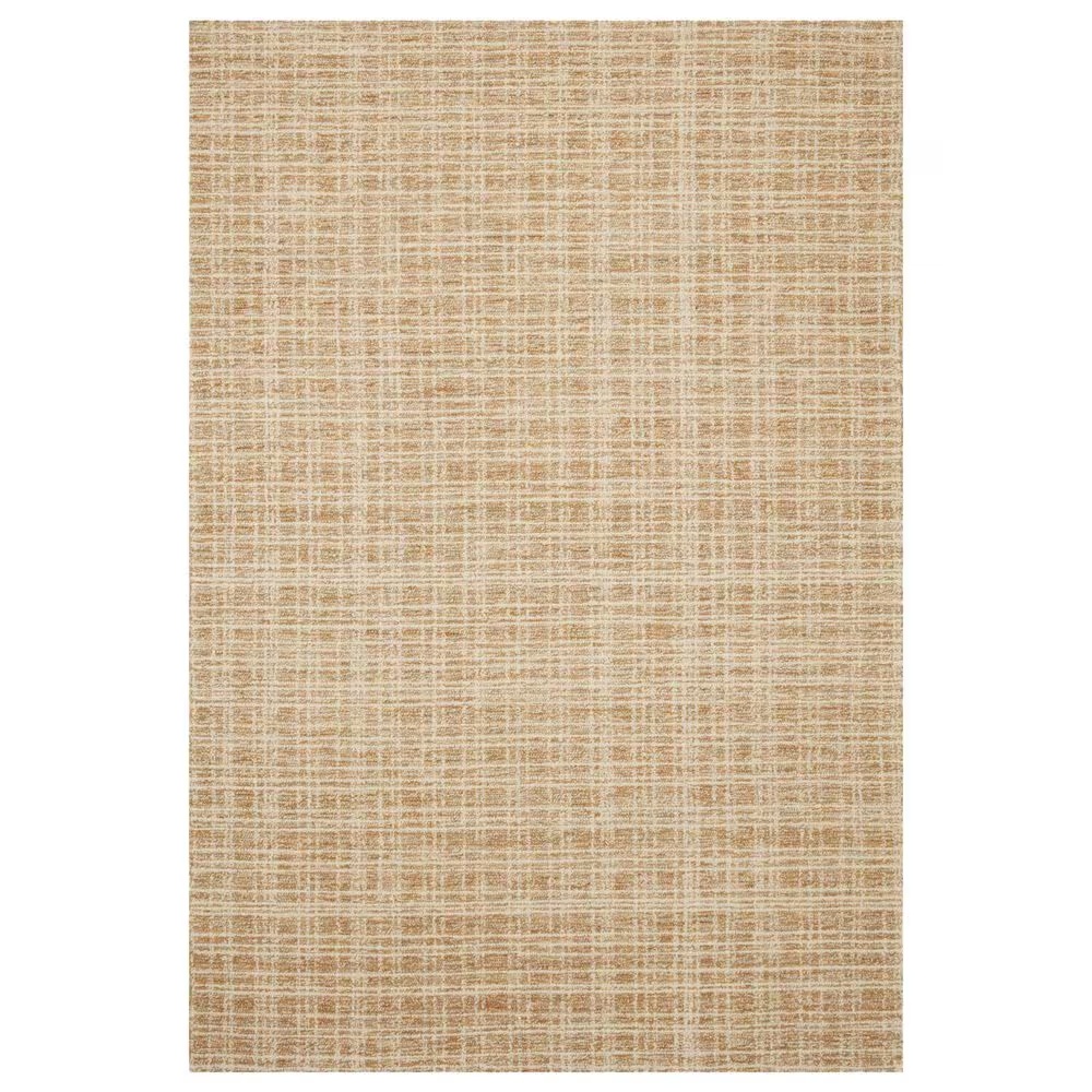 Chris Loves Julia x Loloi Polly 7'9" x 9'9" Straw and Ivory